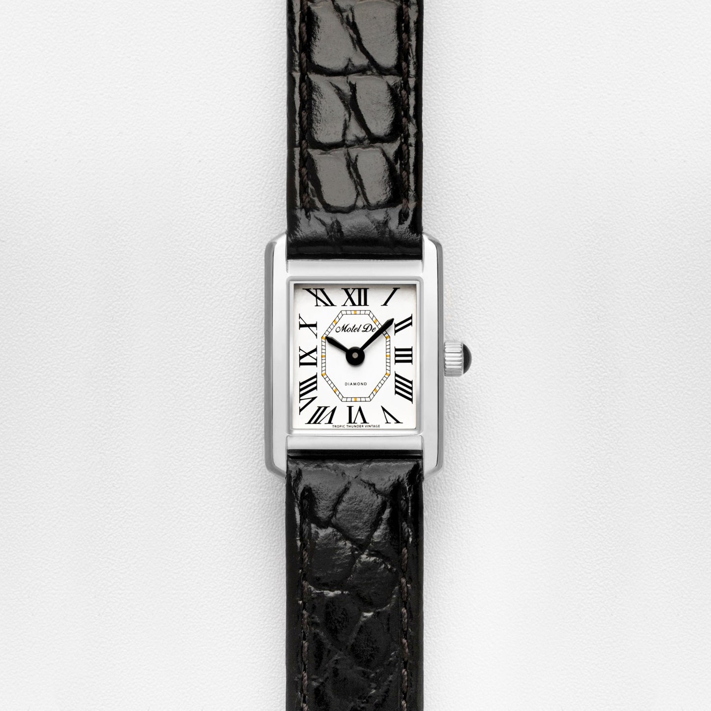Motel De Atomique Diamond Eterna Watch Silver